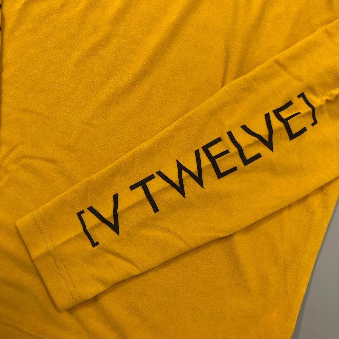 値下げ★V12 NECK FLEECE TOP ハイネックカットソー メンズXL