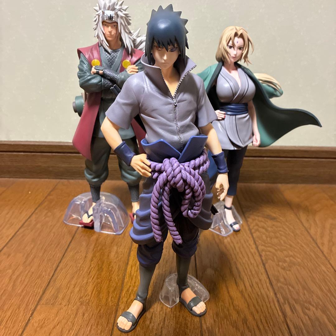 一番くじ NARUTO 自来也 綱手 サスケ フィギュアセット