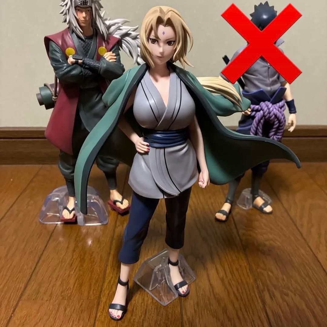 一番くじ NARUTO 自来也 綱手 サスケ フィギュアセット