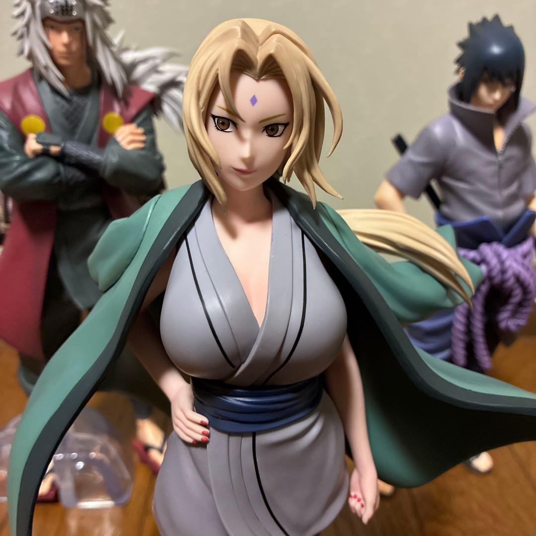 一番くじ NARUTO 自来也 綱手 サスケ フィギュアセット