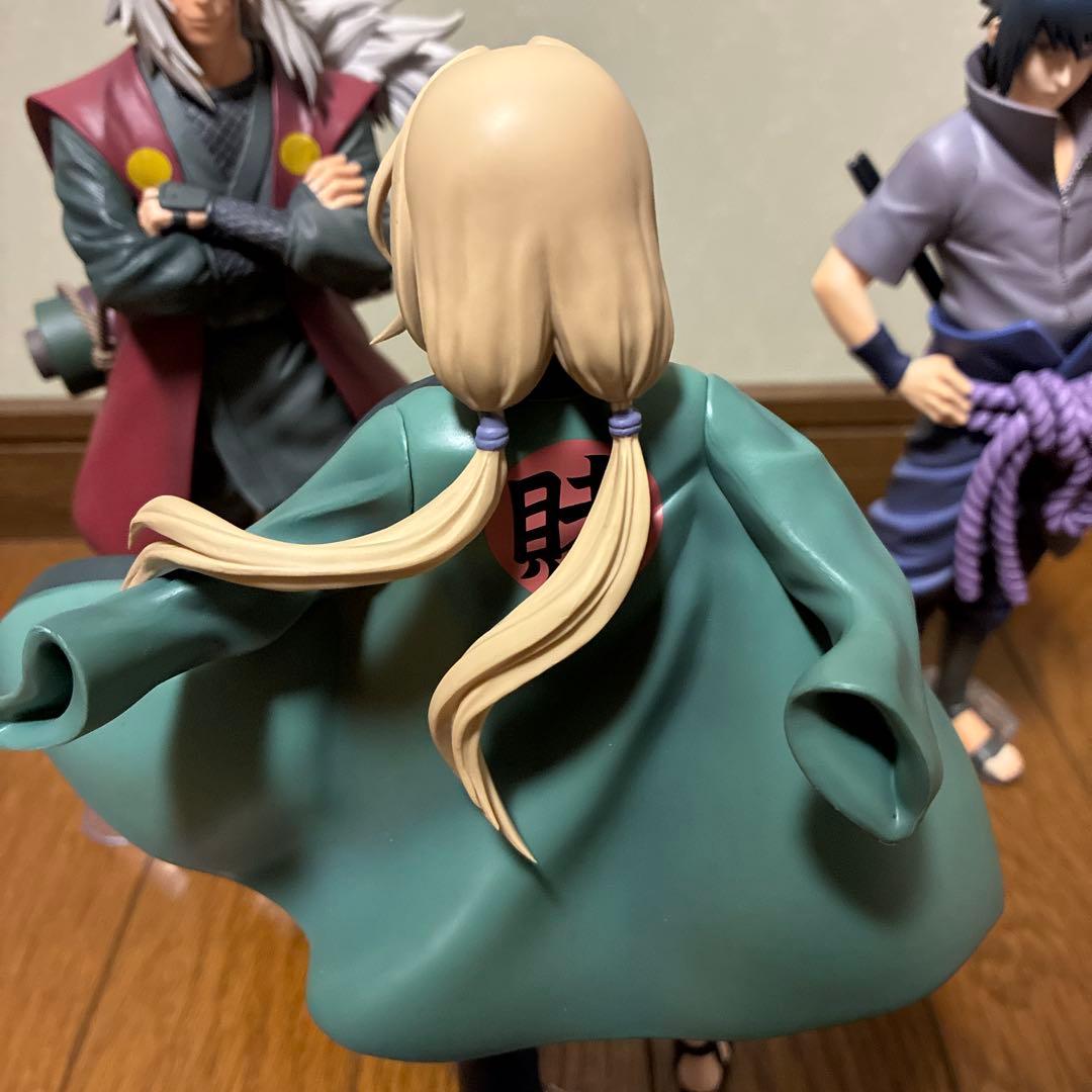 一番くじ NARUTO 自来也 綱手 サスケ フィギュアセット