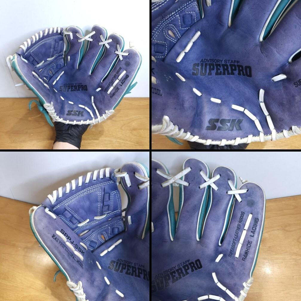SSK 佐々木モデル 限定 MLBマリナーズカラー 児童用 投手用 軟式グローブ