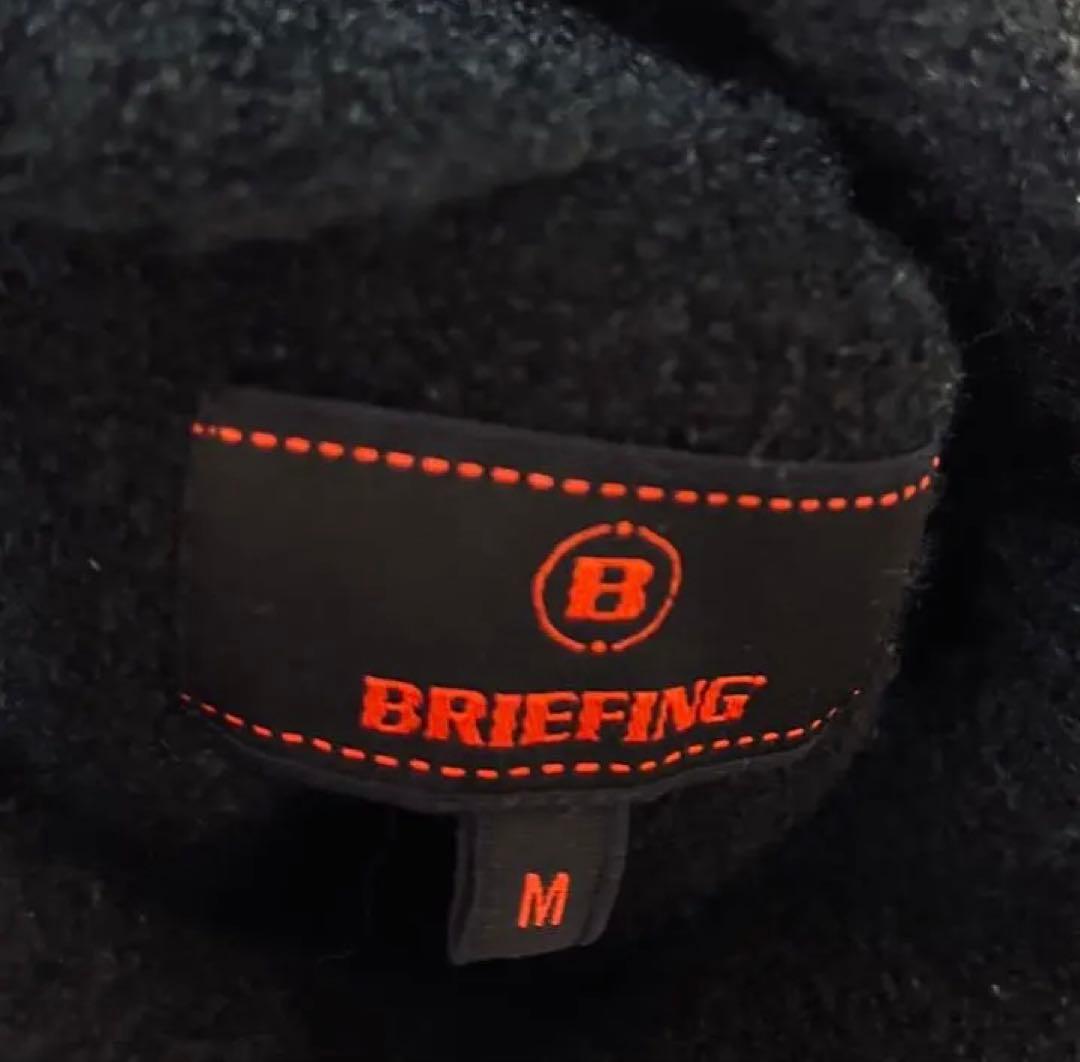 BRIEFING BOUCLE TURTLE NECK KNIT サイズM