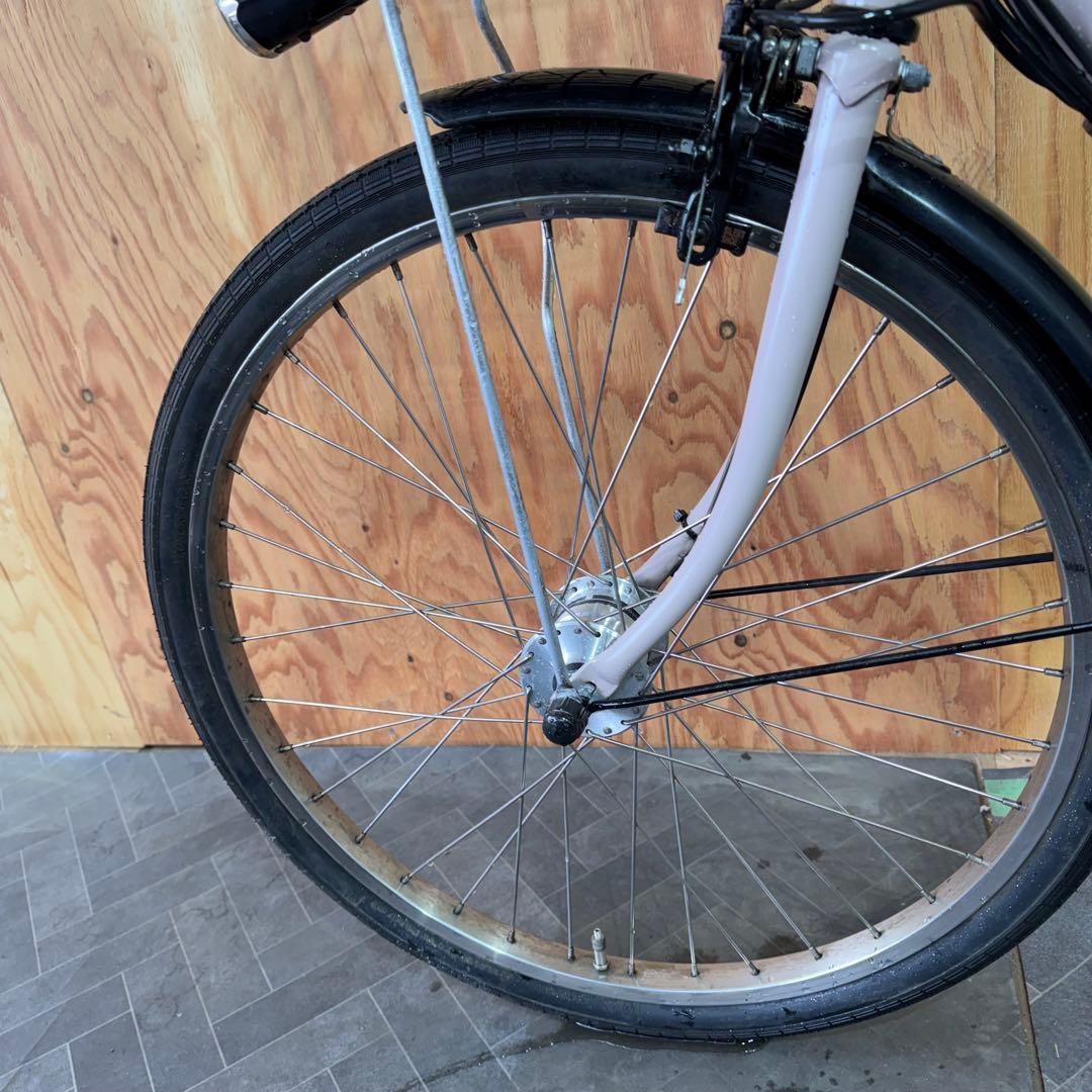 電動アシスト自転車 ホワイト シティタイプ バッテリー12ah