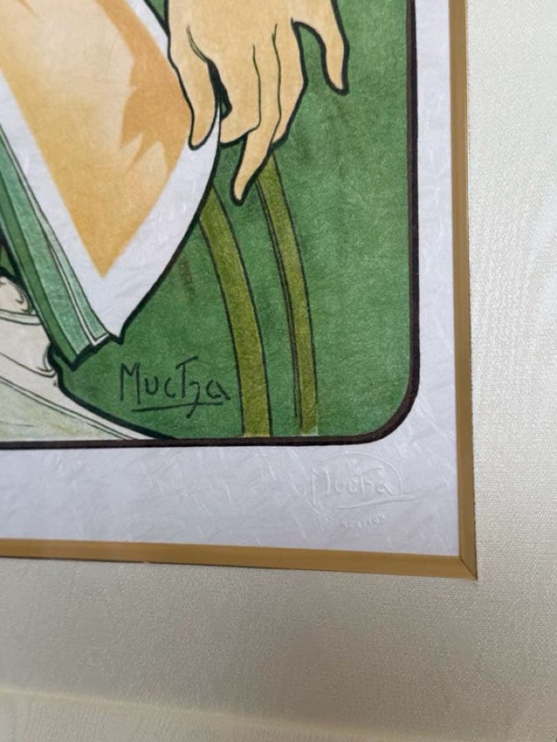 美品　Alphonse Mucha 【夢想】　証明書2点あり