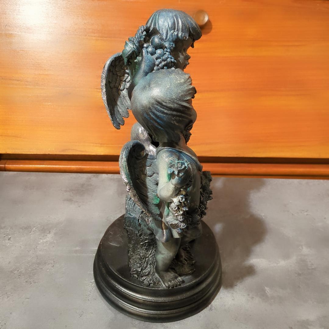 【極美品】 天使 置物 ガーデンオーナメント オブジェ 庭 エンジェル