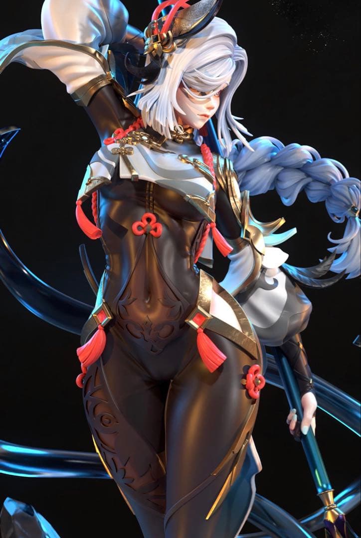 原神インパクト　フィギュア　ガレージキット　未塗装未組立　1/7 美女　レジン