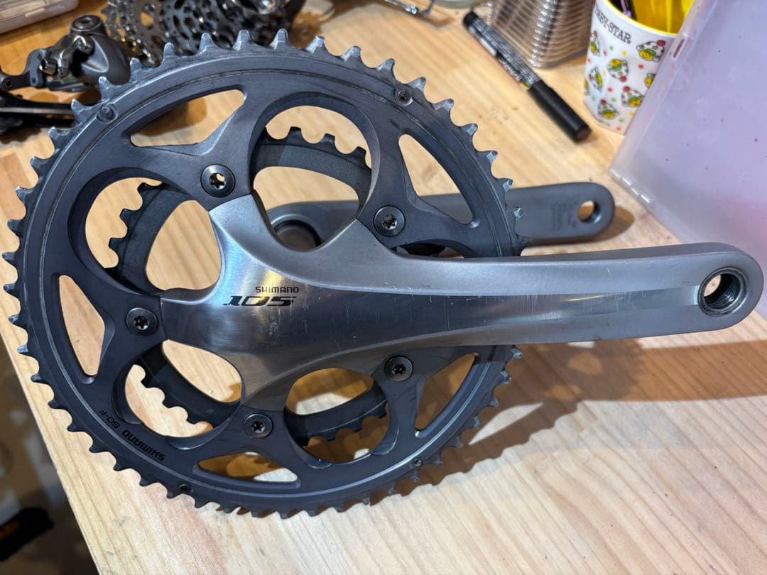 Shimano 105 R5700 10速 クランク/ディレイラーセット