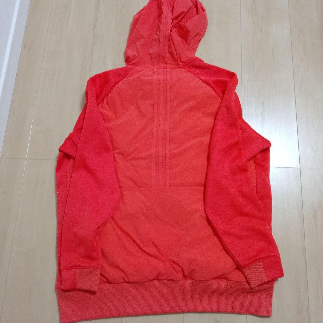 adidas Primaloft ハーフジップ トレーニングウェア 赤