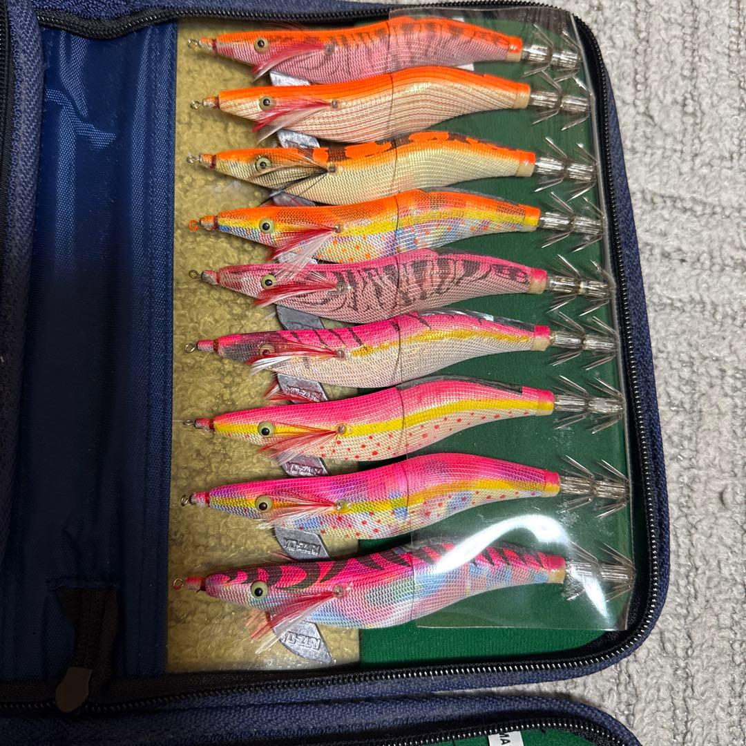 【中古品】ヨーヅリ アオリーQ 3.5号まとめて36個ケース付き
