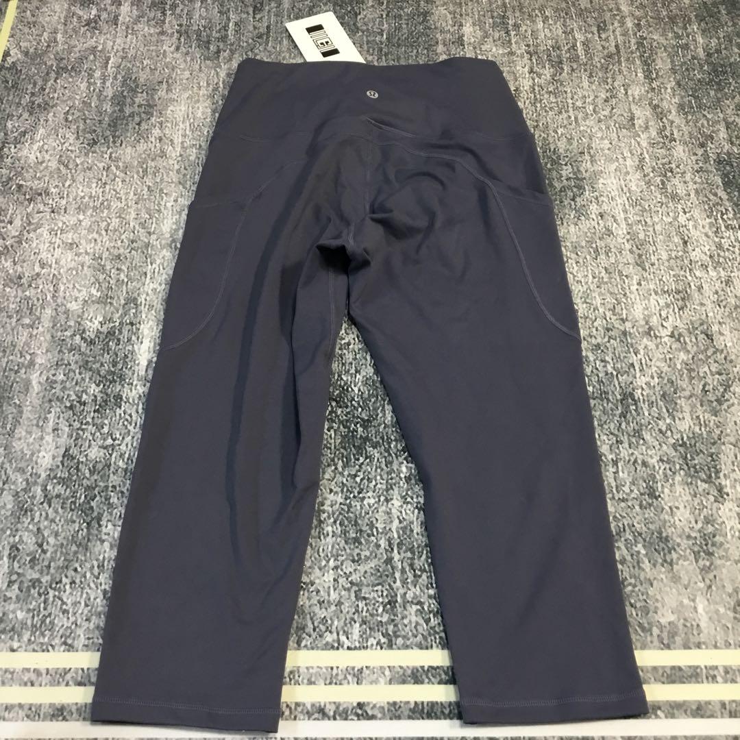 タグ付け☆ LULULEMON サイズ8 ダークグレー ハイウエスト ヨガパンツ