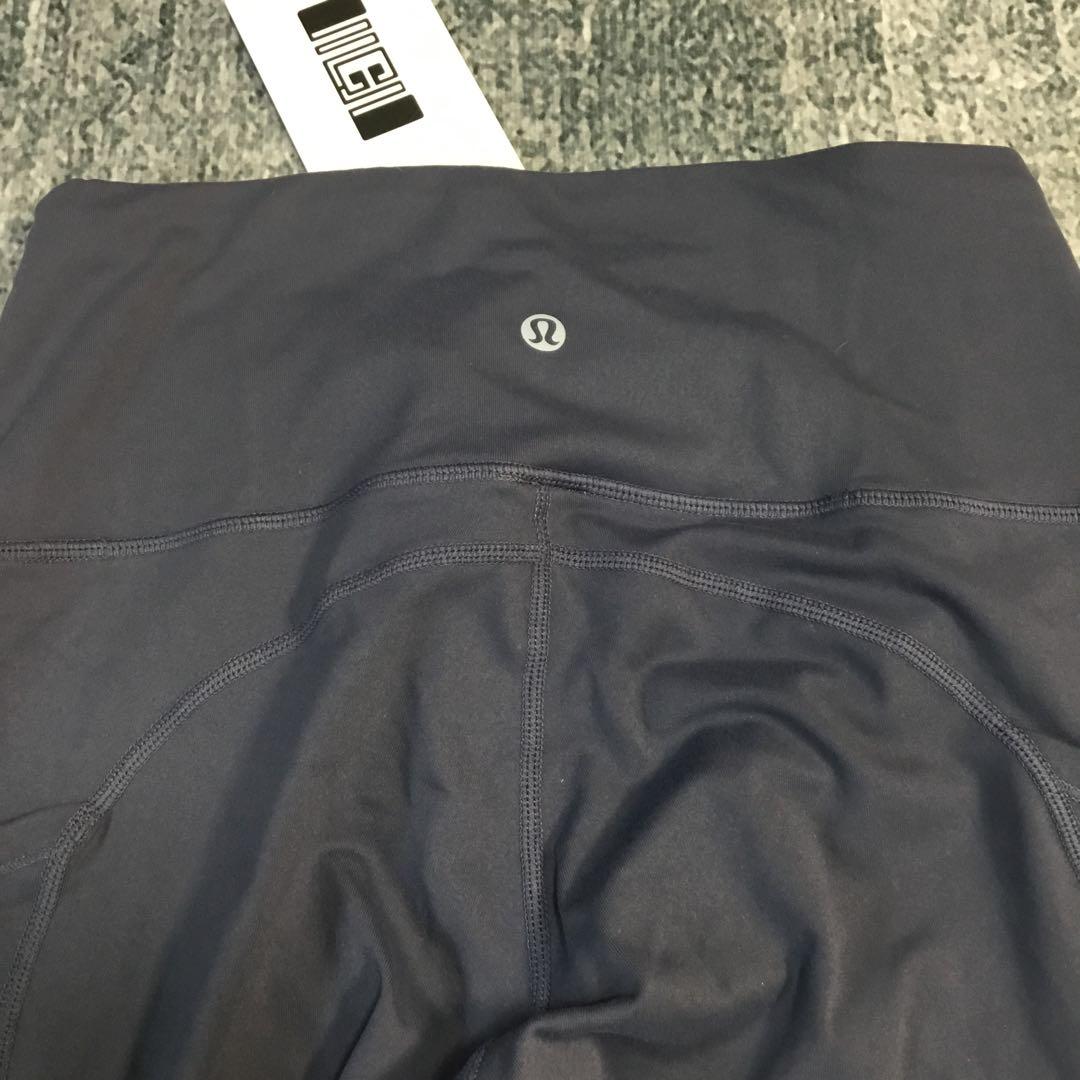 タグ付け☆ LULULEMON サイズ8 ダークグレー ハイウエスト ヨガパンツ