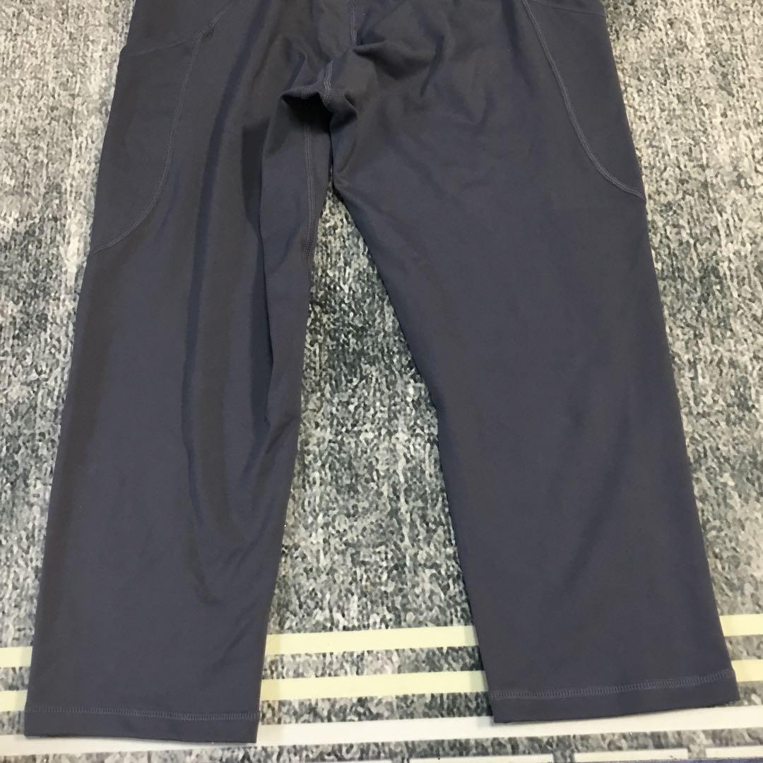 タグ付け☆ LULULEMON サイズ8 ダークグレー ハイウエスト ヨガパンツ