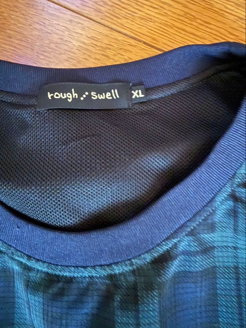 rough swell チェック柄 ベスト XL