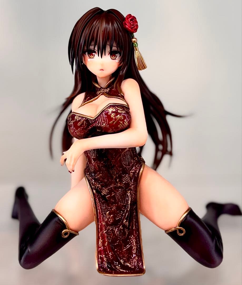 To LOVEる　フィギュア　リペイント　古手川唯　チャイナドレスve
