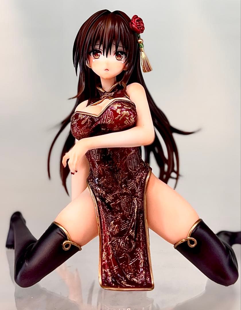 To LOVEる　フィギュア　リペイント　古手川唯　チャイナドレスve