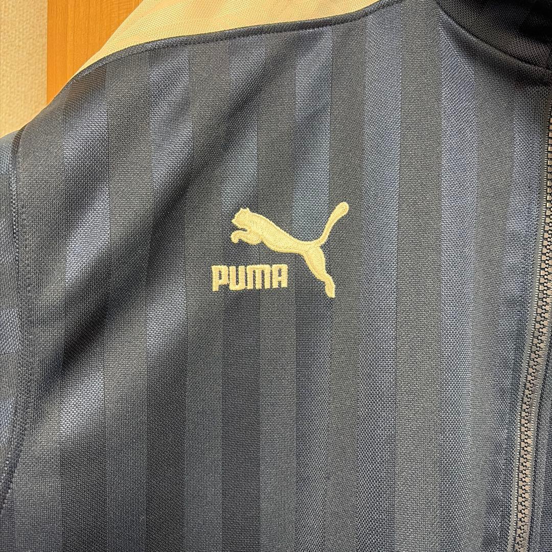 PUMA ネイビー ストライプジャケット【上下セット 】