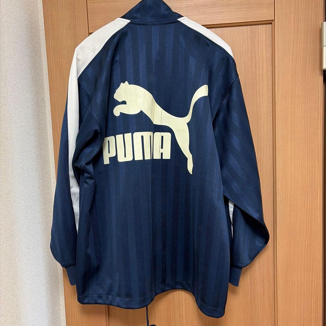 PUMA ネイビー ストライプジャケット【上下セット 】