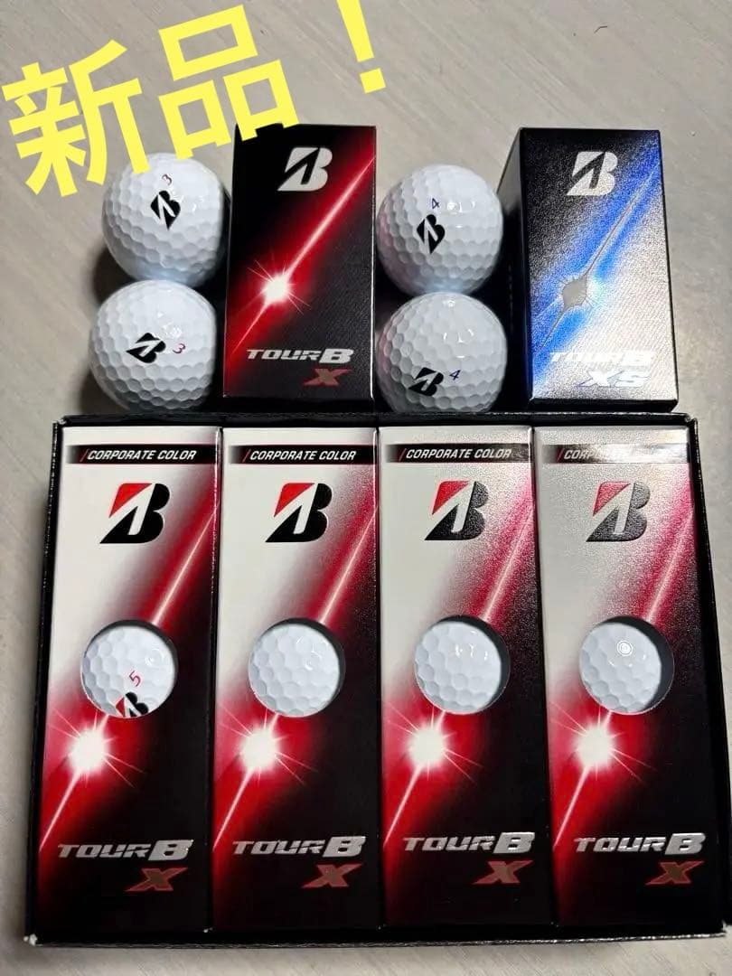 新品】ブリヂストン TOUR B X / XS ゴルフボール セッ