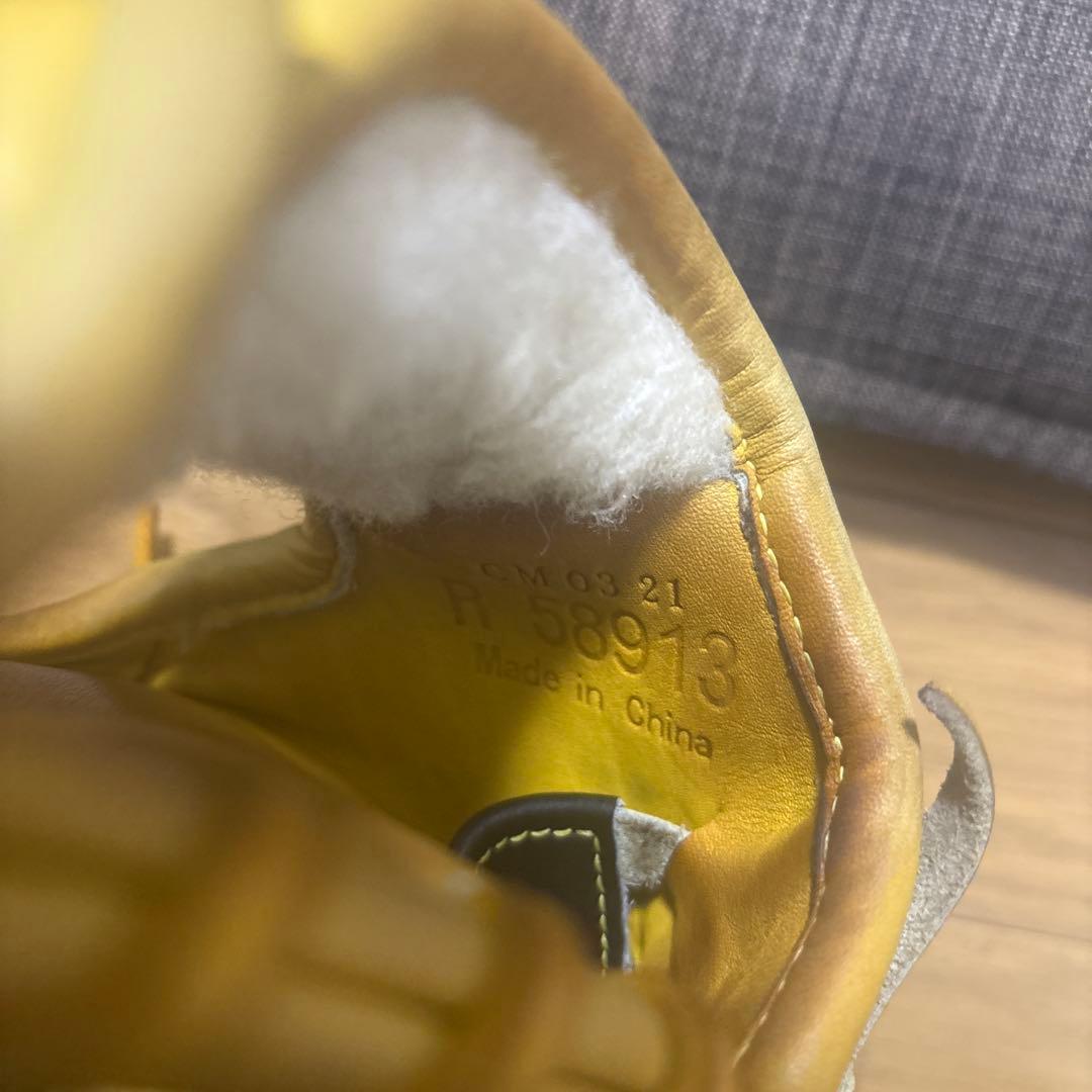 Mizuno Pro 軟式グローブ イエロー