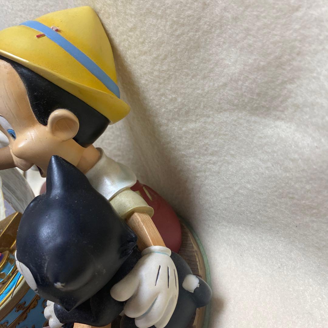 ディズニー　ピノキオ スノードーム　スノーグローブ　置物　オルゴール