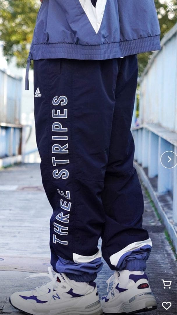 adidas オーバーサイズフィット ウーブン フルジップジャケット&パンツ