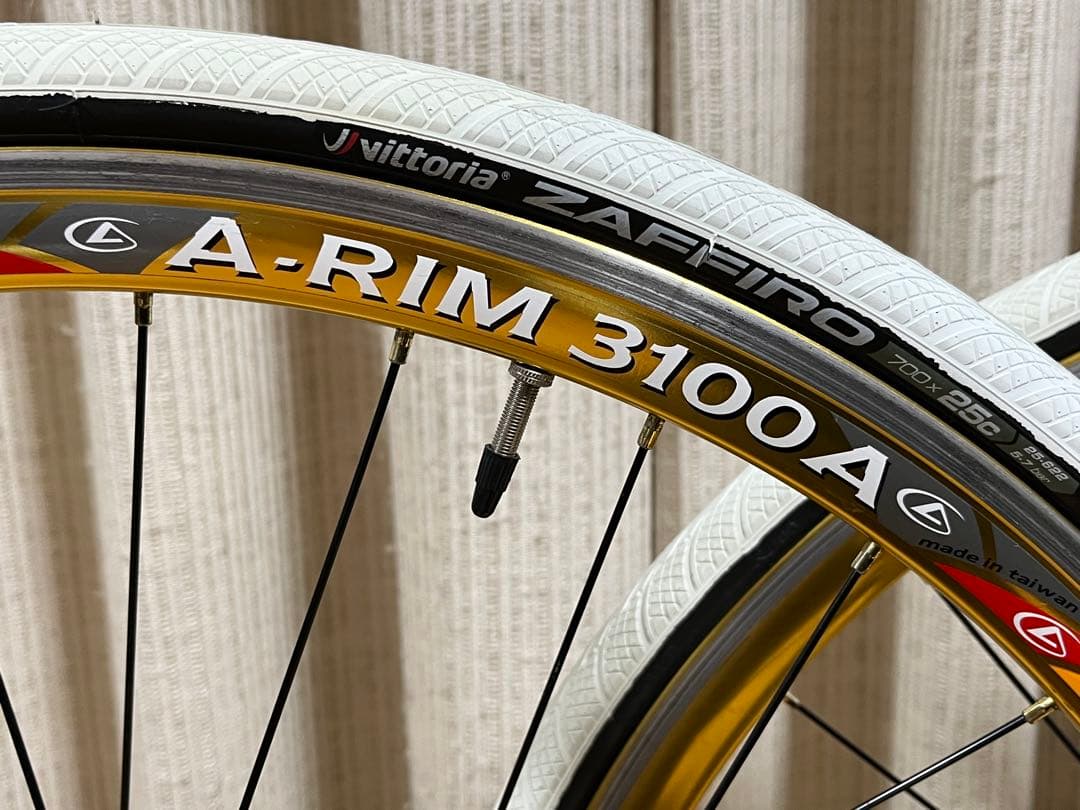 ★★★ピスト用ホイールA-RIM3100A前後2本セット＋ザッフィーロ新品