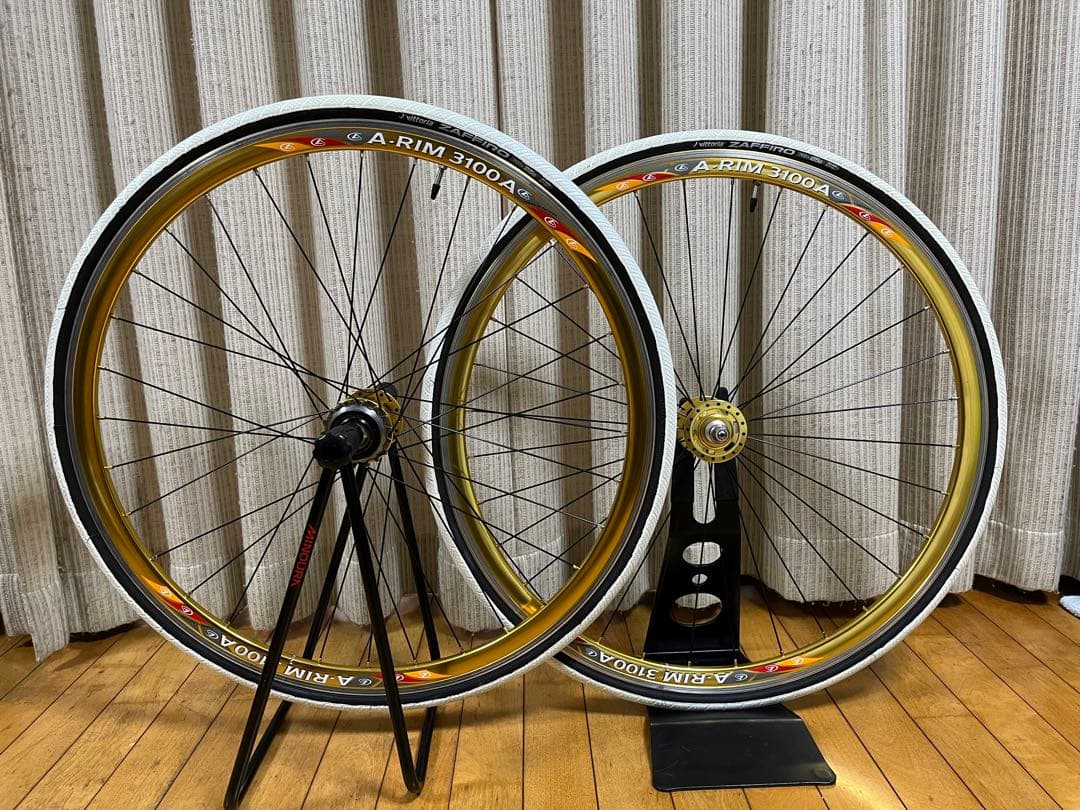 ★★★ピスト用ホイールA-RIM3100A前後2本セット＋ザッフィーロ新品