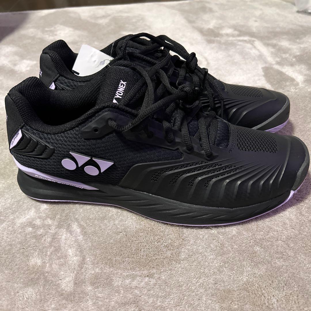 【新品】YONEX テニスシューズ 28.5cm ブラック オムニクレー用