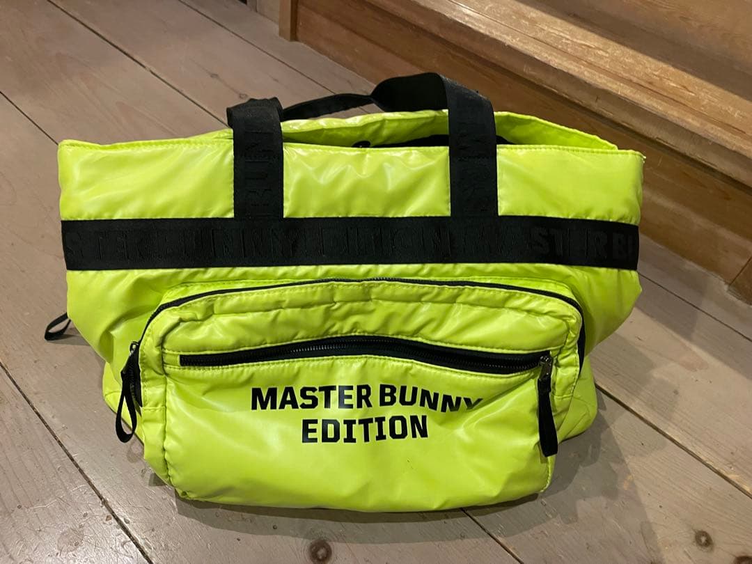 美品！MASTER BUNNY EDITION 蛍光イエロー トートバッグ