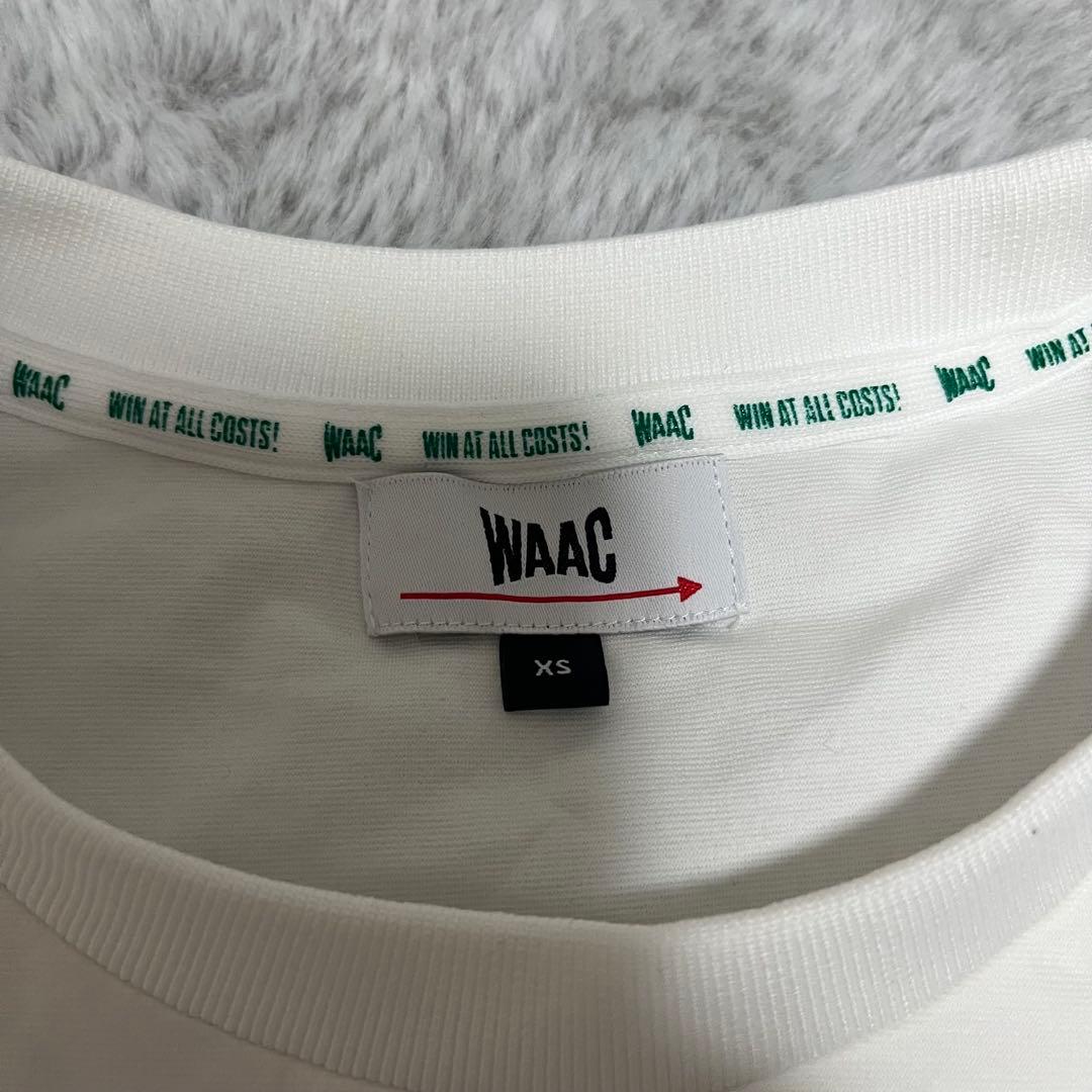 激レア WAAC GOLF ゴルフ カットソー Tシャツ ホワイト メンズ