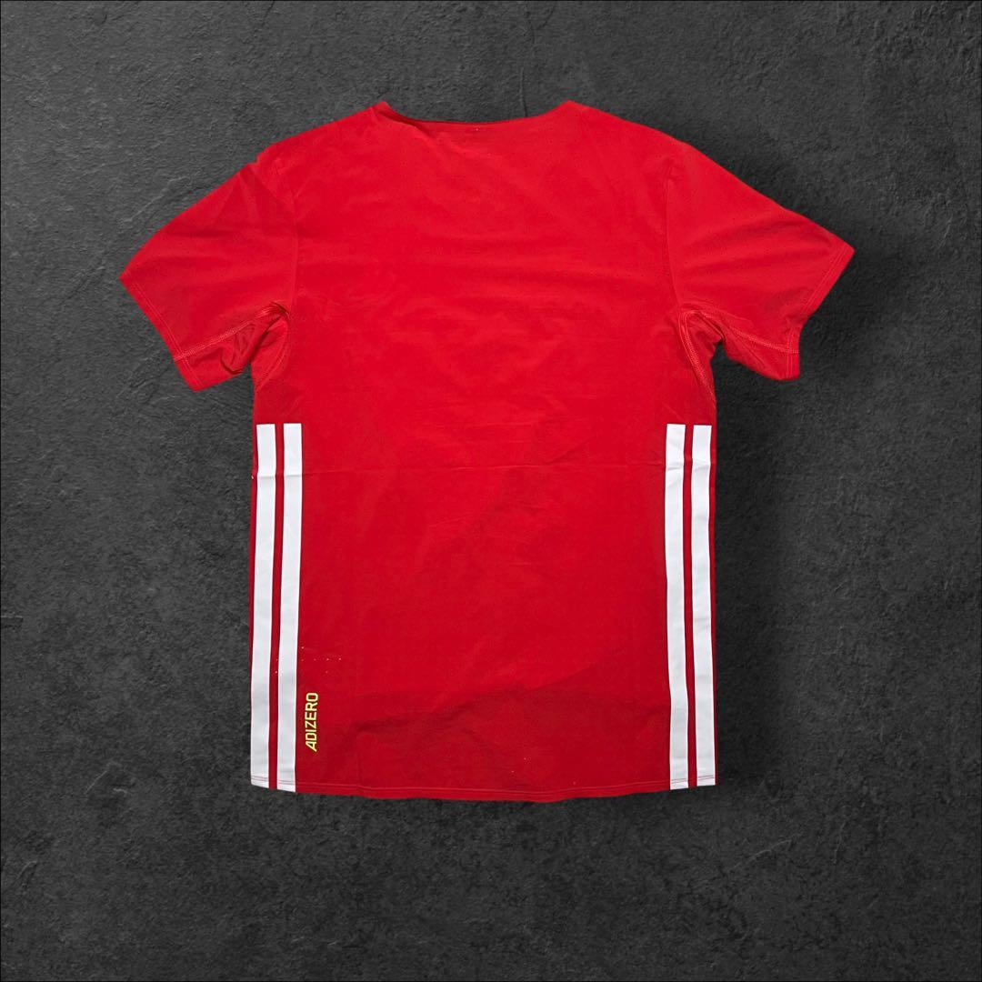adizero ランニング　半袖 Tシャツ　赤　M