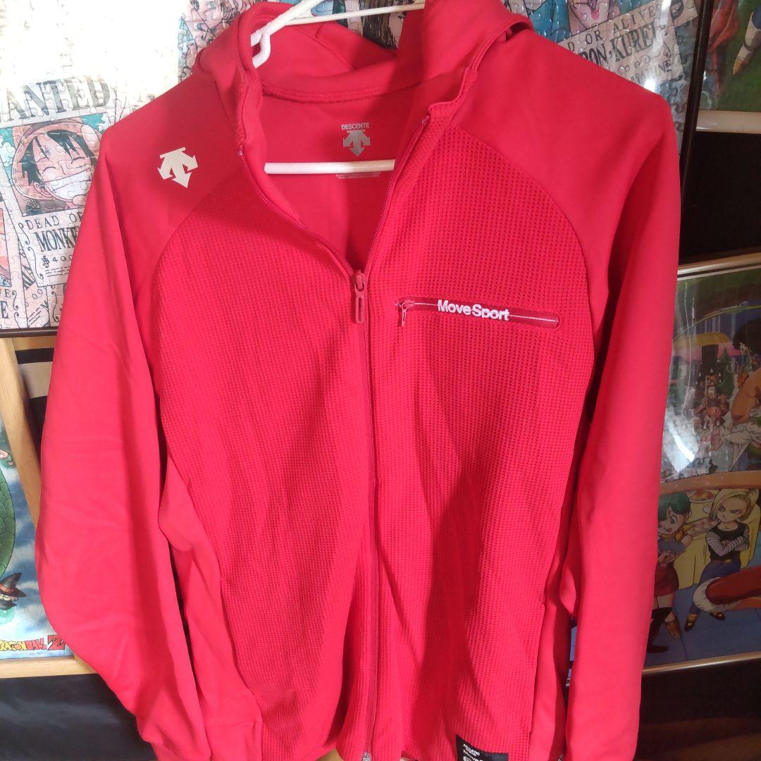 DESCENTE MoveSport 赤 ジャージ セットアップ