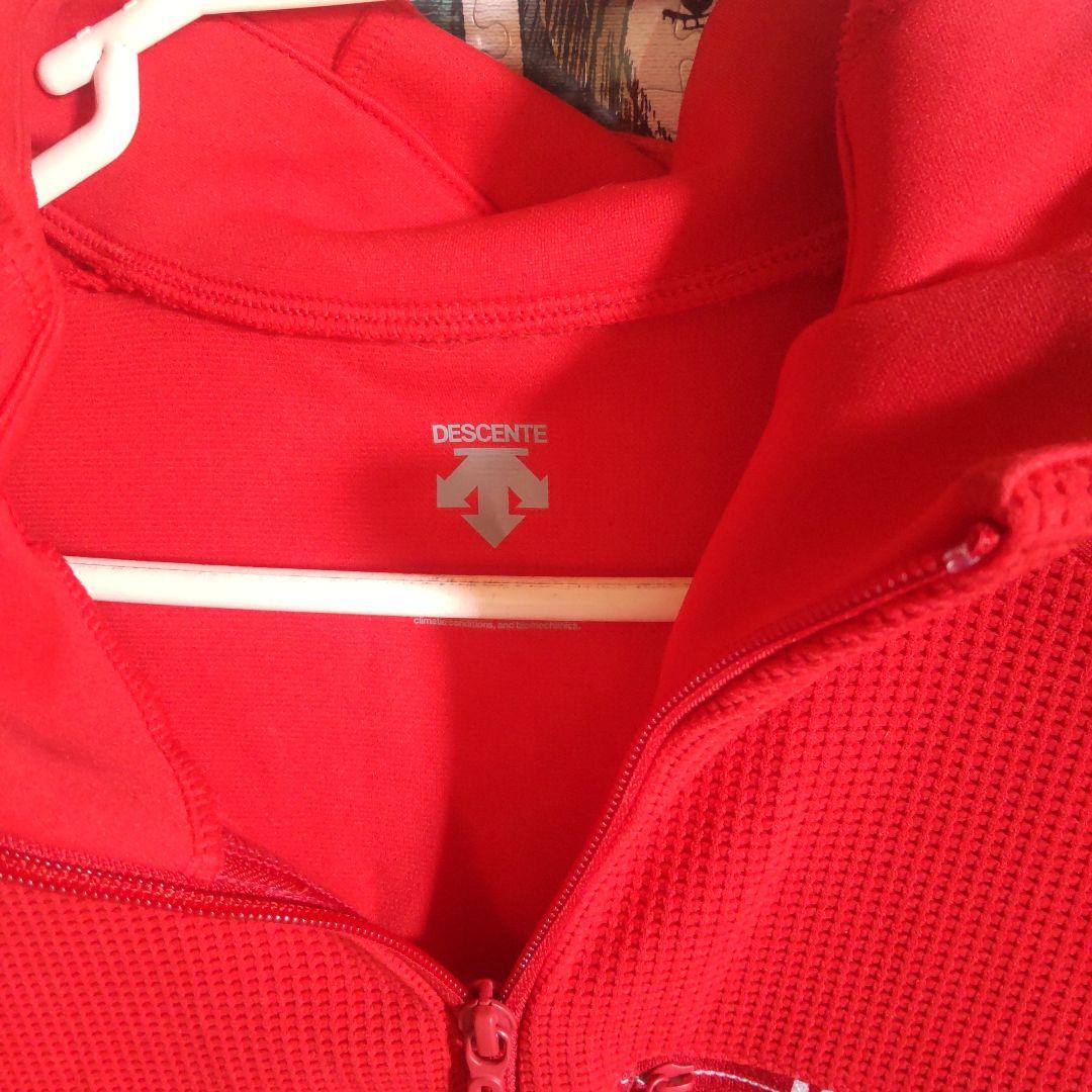 DESCENTE MoveSport 赤 ジャージ セットアップ