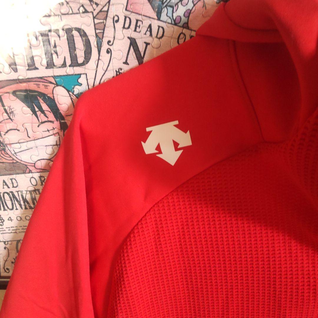 DESCENTE MoveSport 赤 ジャージ セットアップ