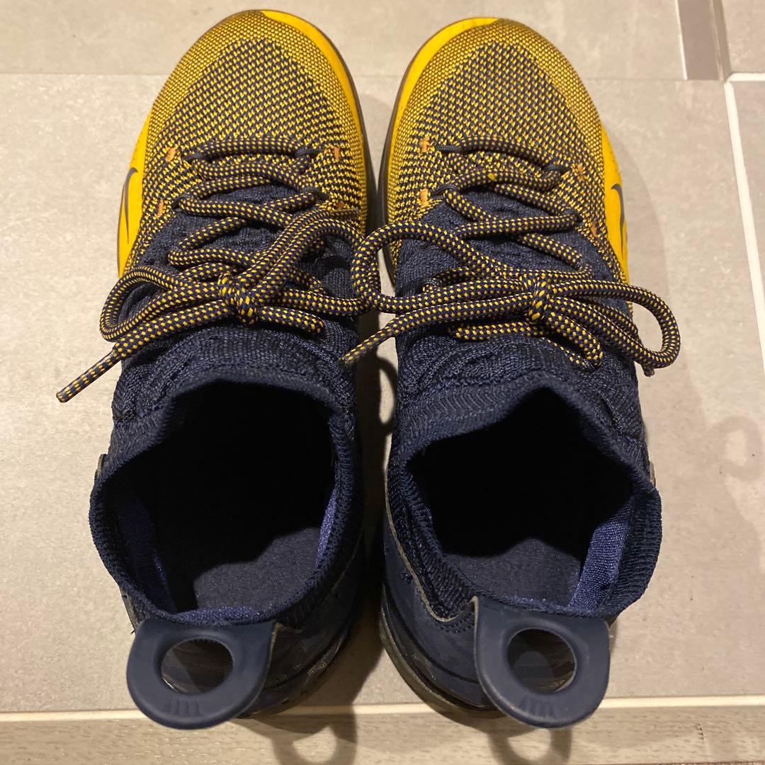 ナイキ　バッシュ KD 11 XI ケビン デュラント Navy イエロー
