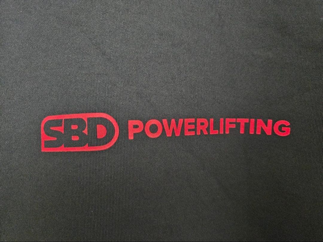 SBD パワーリフティング ウェア メンズ L ブラック/レッド　シングレット