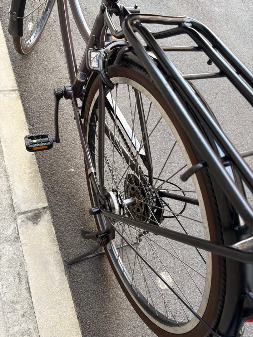 シティサイクル　ブラウン