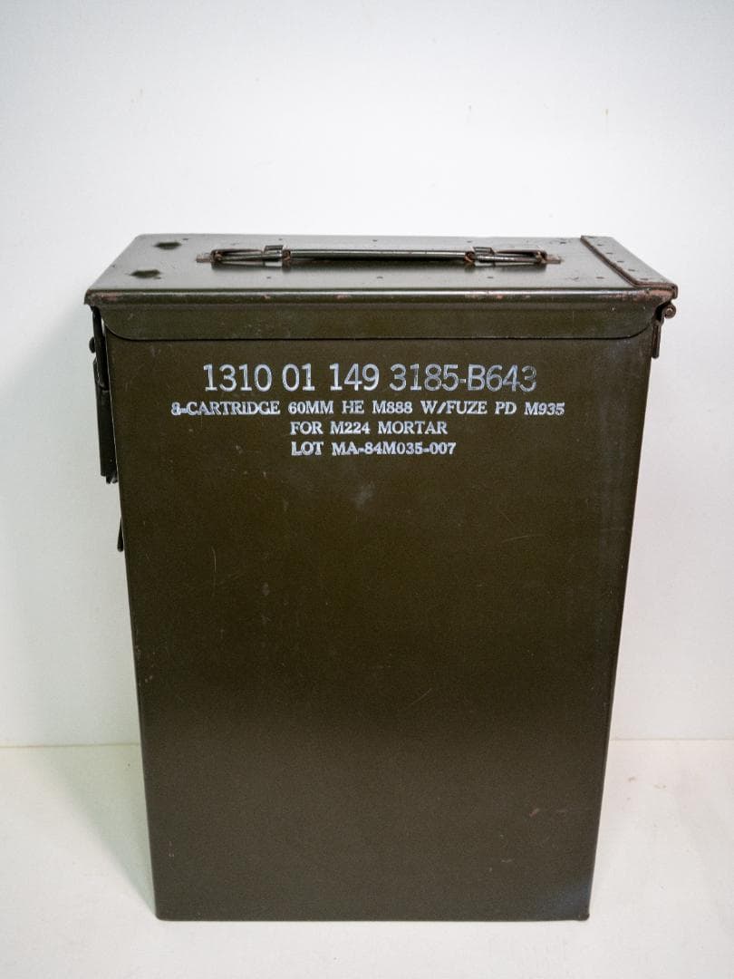 M224 迫撃砲 60mm 弾薬ボックス アンモボックス　米軍