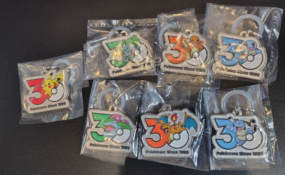 ポケモン30周年 メタルチャームマスコット　全7種コンプリートセット2セット