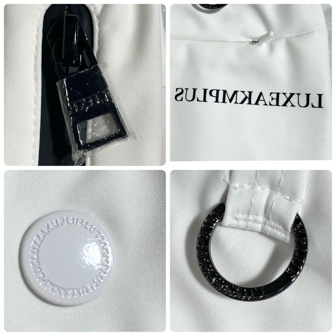 A18918 極美品 LUXEAKMPLUS ウィンドプルーフパンツ 白 L