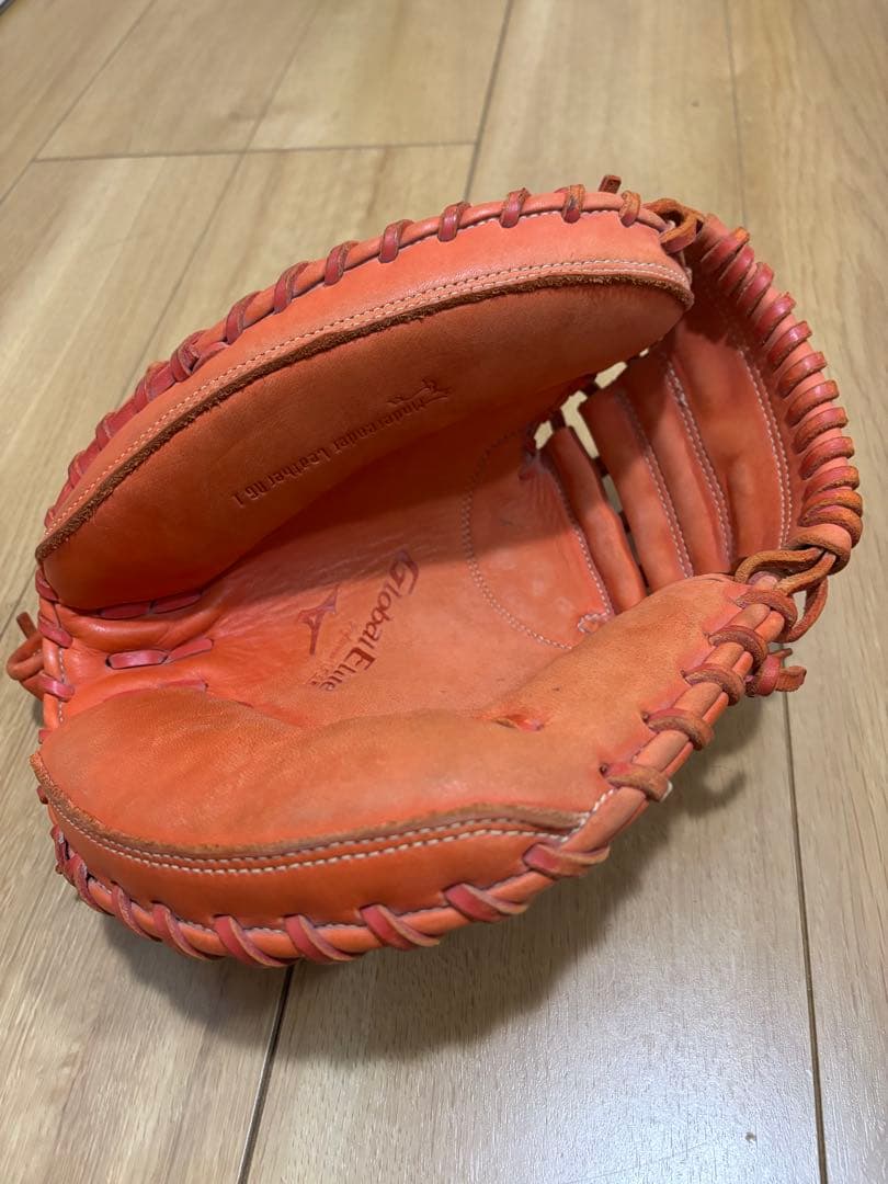 【美品】ミズノ　グローバルエリート　少年軟式　キャッチャーミット