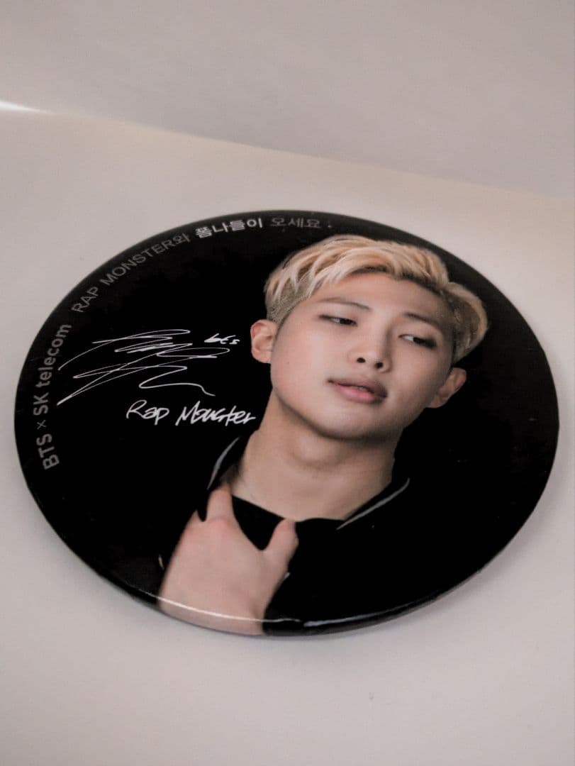 BTS×SK telecom 缶バッジ
