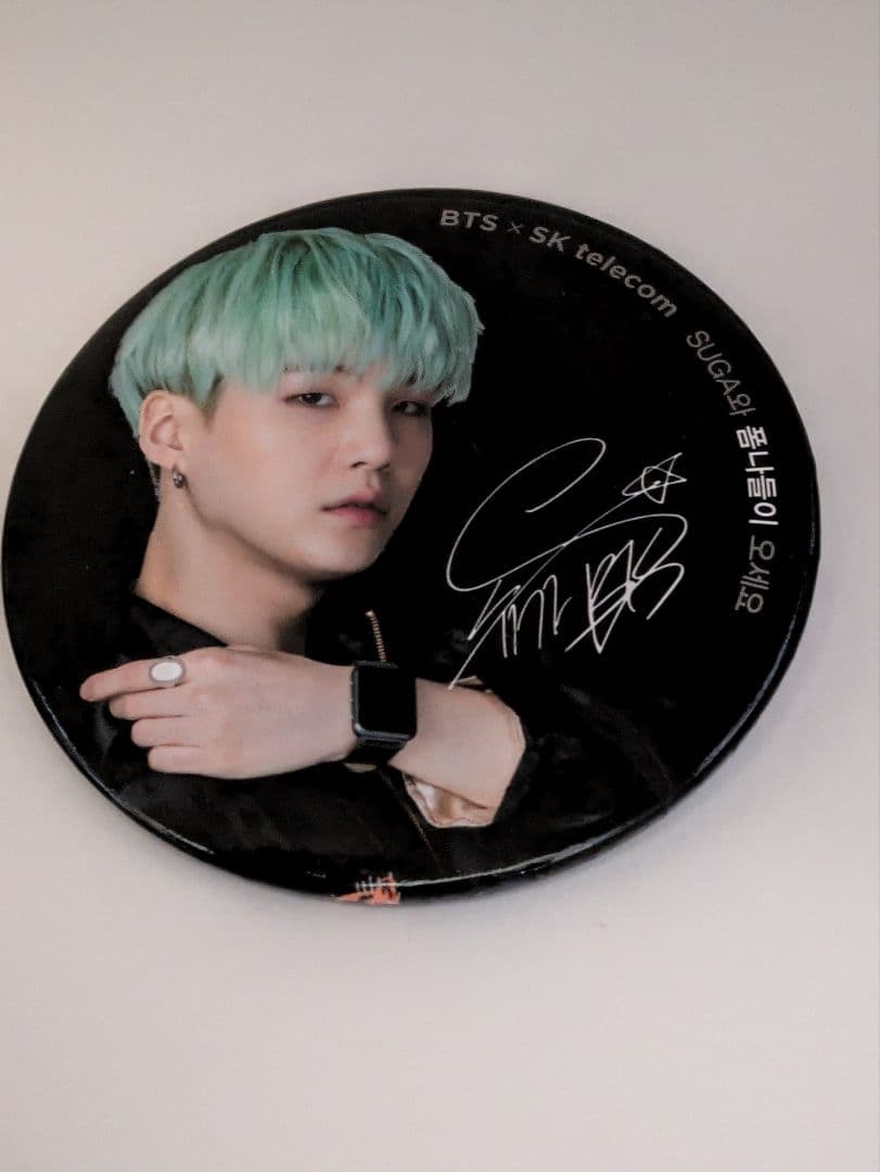 BTS×SK telecom 缶バッジ