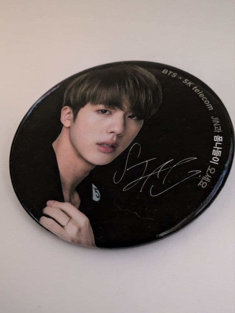 BTS×SK telecom 缶バッジ