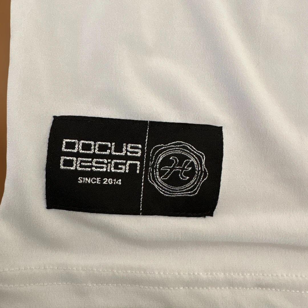 ドゥーカスDOCUS DESIGN モックネックシャツ半袖 Mサイズ