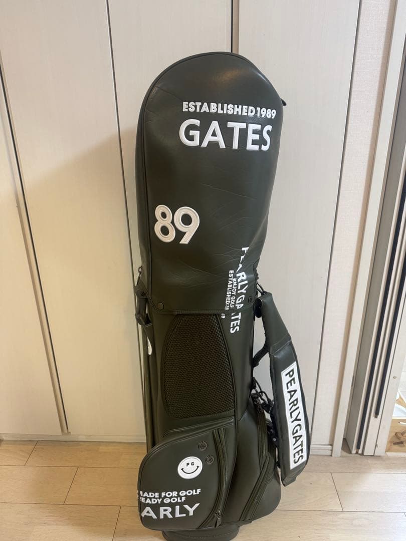 PEARLY GATES スタンドバッグ カーキ