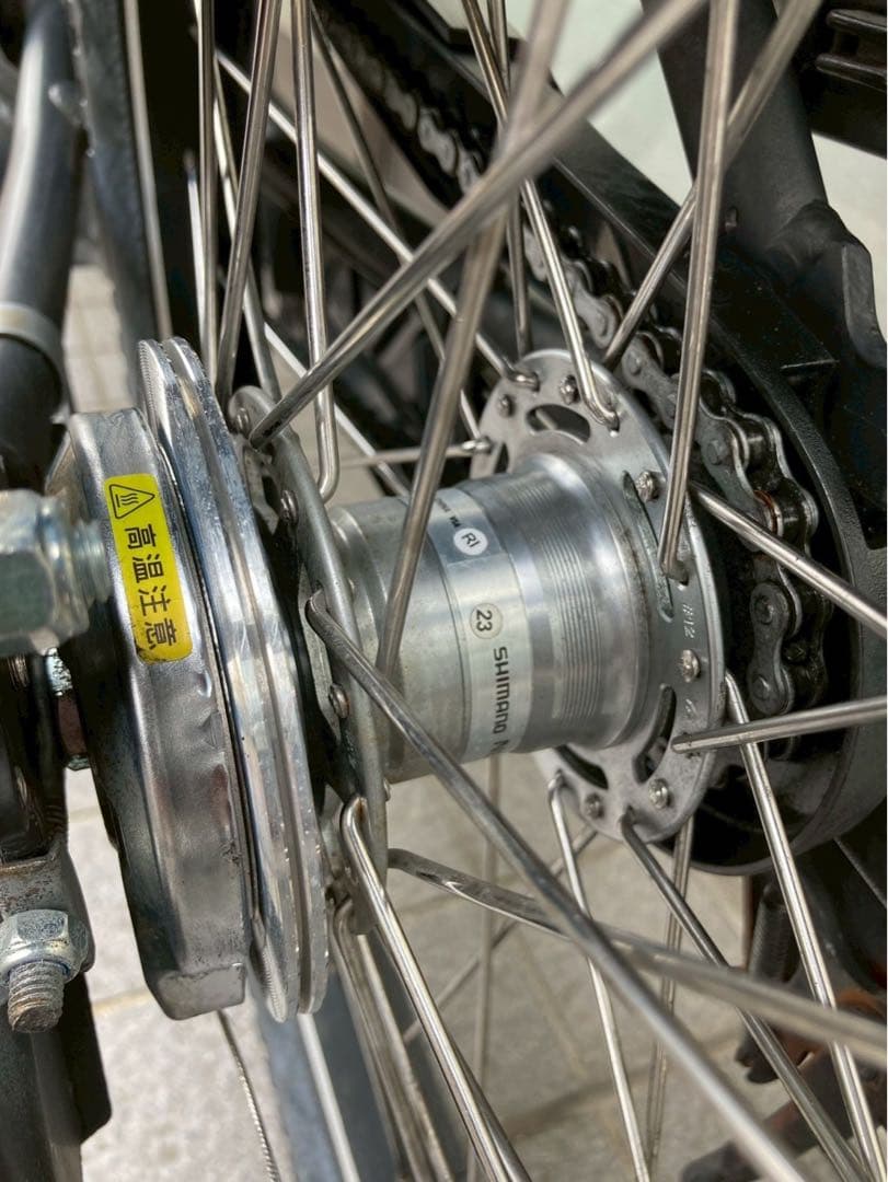 中古電動自転車 ヤマハ PAS Babby SP 20インチ 黒 横浜№3743