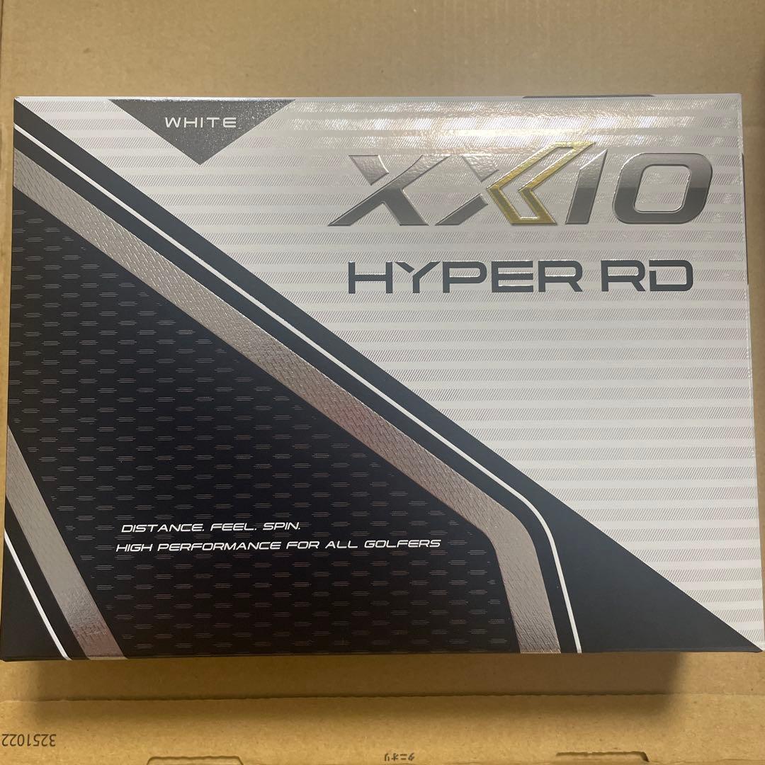 XXIO HYPER RD ゴルフボール　ホワイト 1ダース