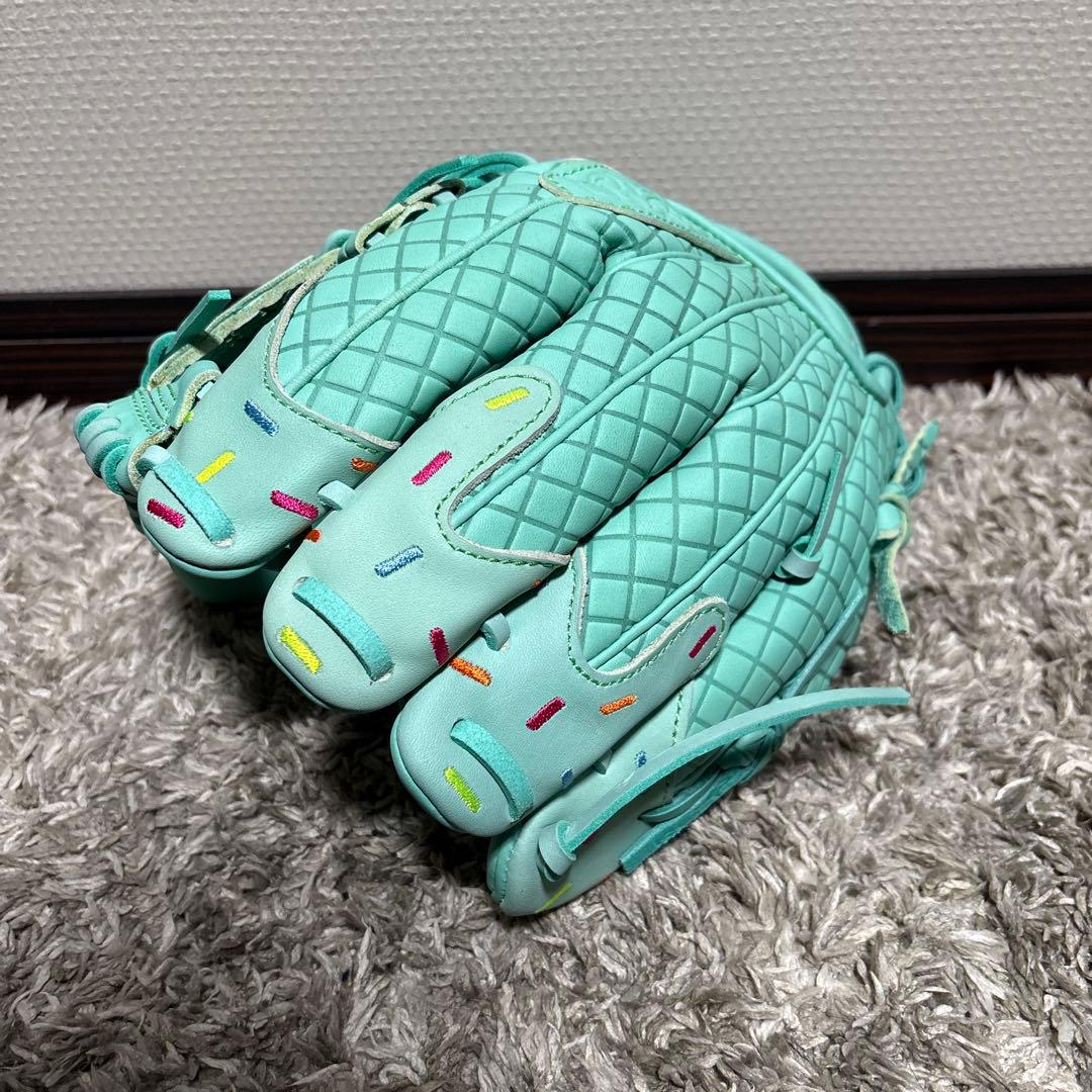 雲*水様 【新品未使用】Aria風 ミントグリーン 硬式用内野手用